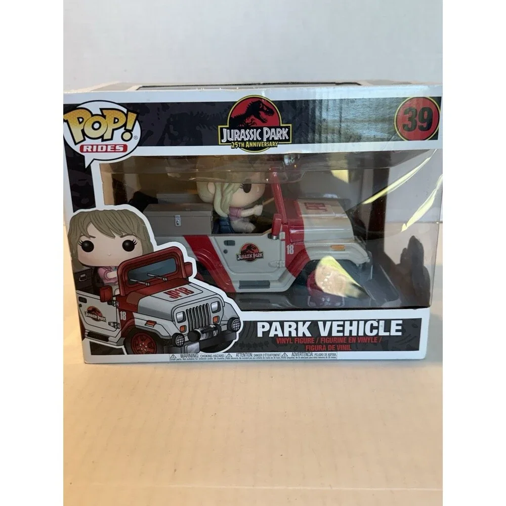 Pop! Rides Jurassic‎ Park 25th Anniversary #39 Park Vehicle Funko 2018 Vaulted